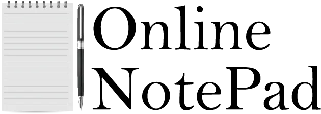 online notepad logo